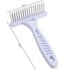 Stainless Steel Dog Needle Row Comb Double Row Dog Hair Fur Shedding Remove  For Dogs Puppy Cats
