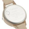 Fieldwork Analog Watch with Ruffles and Leather Strap in Nuanced Colors, Beige, ASS160-2, Women's