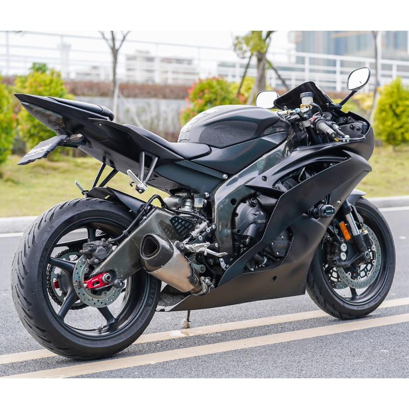 YZF-R6 Swingarm Cover Motorcycle ABS Carbon Look Frame Cover Swing Arm Protector Side Panel Fairing For Yamaha YZF R6 2006-2018
