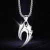 Men's Trendy Wolf Tooth Necklace - Unique, Colorfast Pendant with High-End European & American Design