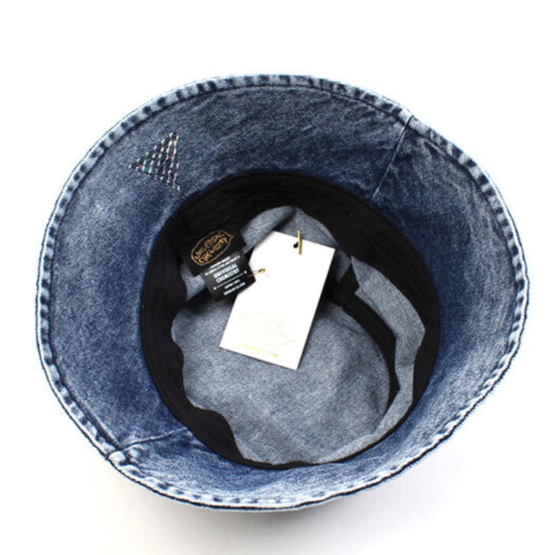 Universal Chemistry Washing Dark Denim Bucket Hat