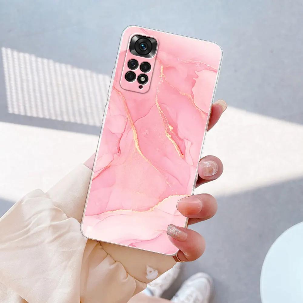 For Redmi Note 11 Case Soft Silicone TPU Phone Cover For Xiaomi Redmi Note 11S Cases Coque Redmi Note 11 Pro 4G 5G Bumper Fundas