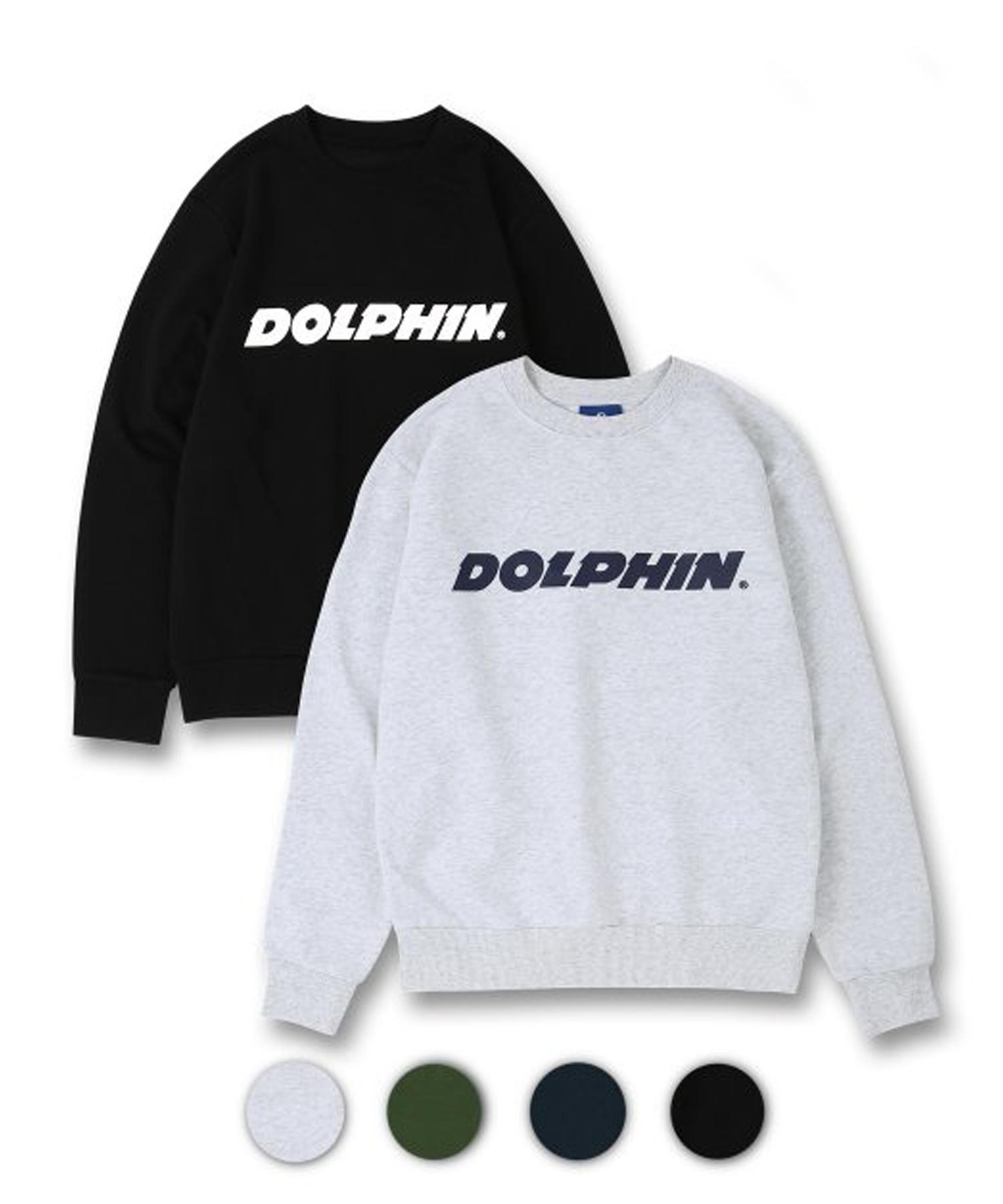 Dolphin Wave Apparel [2 шт.] Свитшот с аутентичным логотипом дельфина, 2 шт. Cool Grey/L