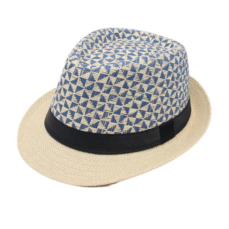 

New Trilby Hat Black Ribbon Accessories Sequined Top Hat Spacewalk Jazz Hat M（56-58cm）