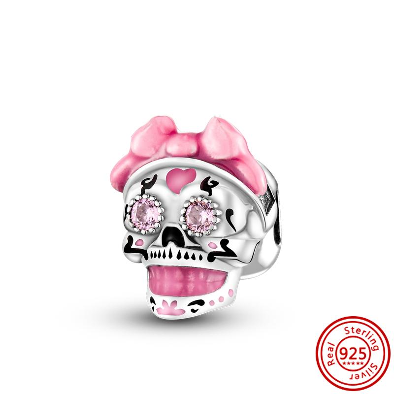 The Latest 925 Sterling copper Butterfly Flower Series Original Charm Fashion Bead Pendant Is Suitable For Girls To Make Gifts