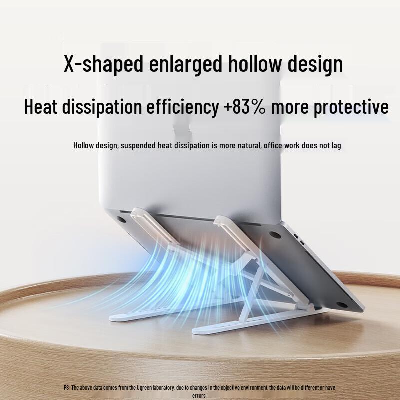 Ugreen Ergonomic X-Fold Laptop Stand with 8-Level Adjustment