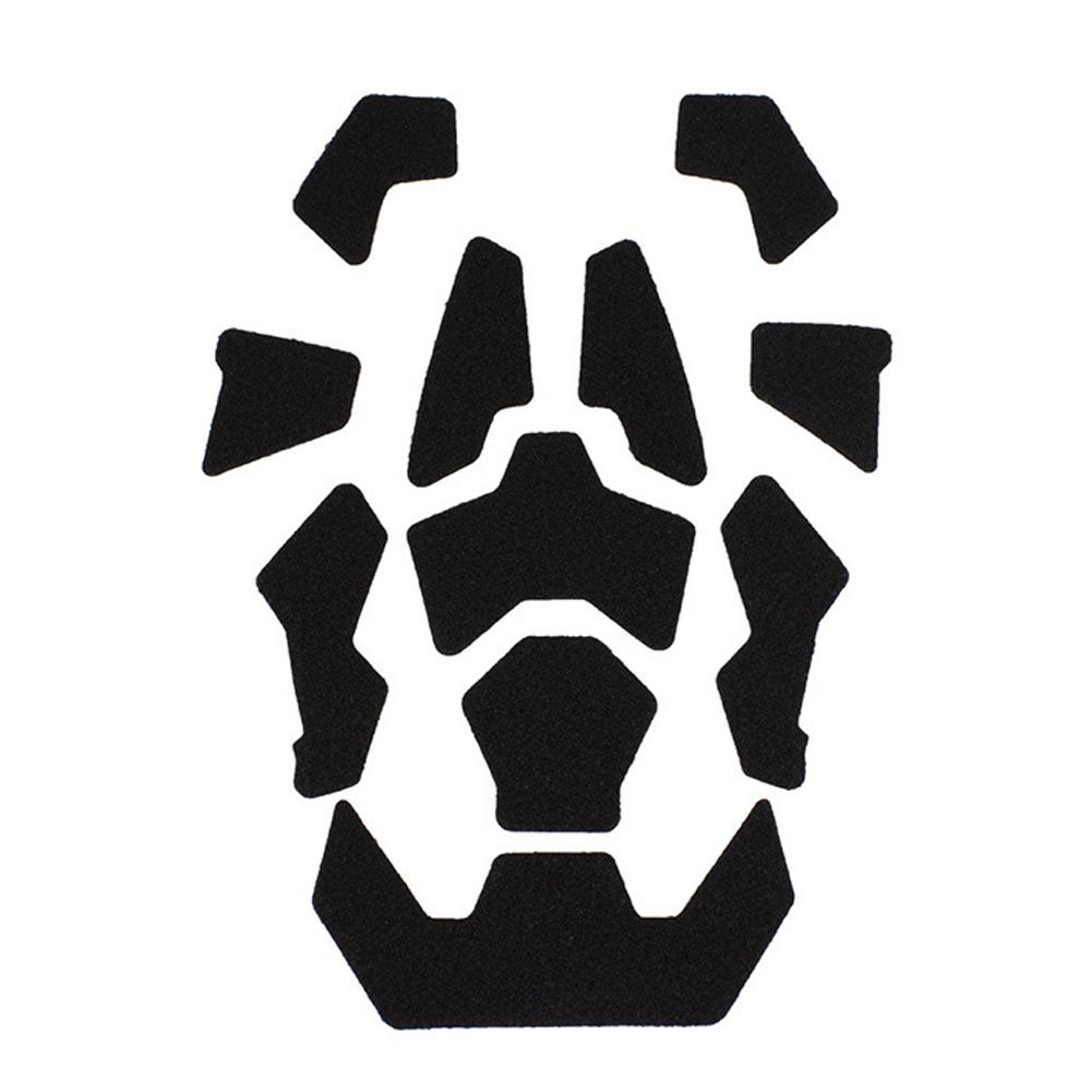 1 Set Taktische Airsoft-Helm-Aufnäher Universelles Außenband Helm Klettverschluss-Aufkleber-Set für Schnelle Helme Magic Sticker