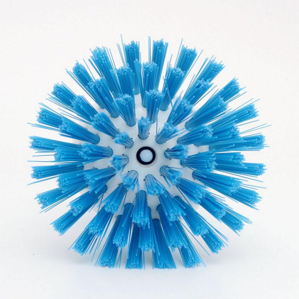 Brosse à vaisselle automatique créative avec tasse de stockage de liquide vaisselle, brosses de nettoyage en plastique pour chaudière de cuisine