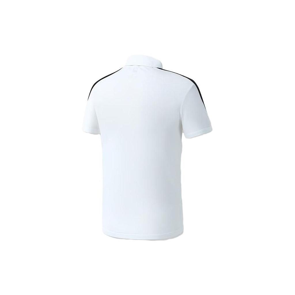 FILA Logo Embroidered Short Sleeve Polo Shirt Men Polo Shirts Jade-White A11M323103F