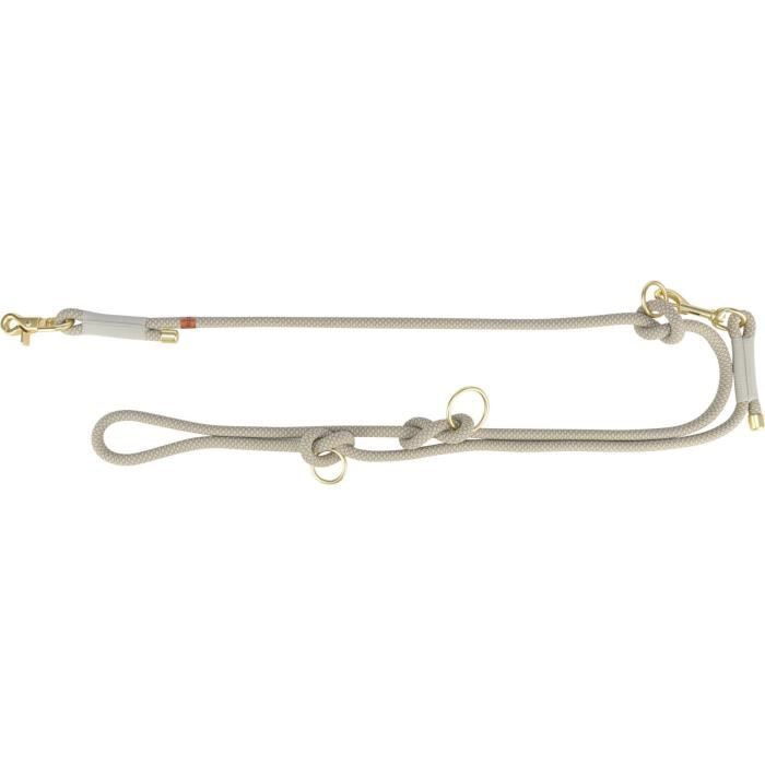 Laisse pour chien - Trixie - Soft Rope - Réglable - Corde douce - Multi-positions