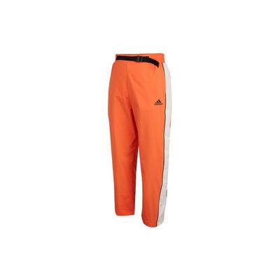 Str Pt Mix Retro Sports Color Block Gewebte Lange Hose Damen Unterteile Orange GP0647