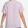 Nike Logo Print Casual Sports Round Neck Short Sleeve T-Shirt Women Tops Pink Purple DN5887-530