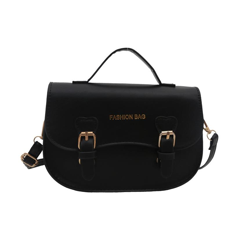 

Популярная в этом году маленькая женская сумка 2024 года, новая универсальная сумка-мессенджер, текстурированная, портативная, сумка-седло для поездок на работу чёрный