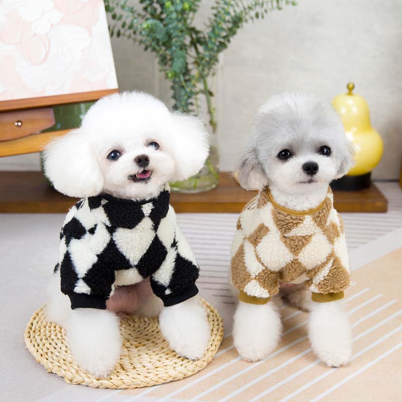 Winter Warm Dog Coat Soft Two Legged Dog Jacket for Small Medium Dogs Cute Puppy Clothes French Bulldog Chihuahua Yorkie Costume