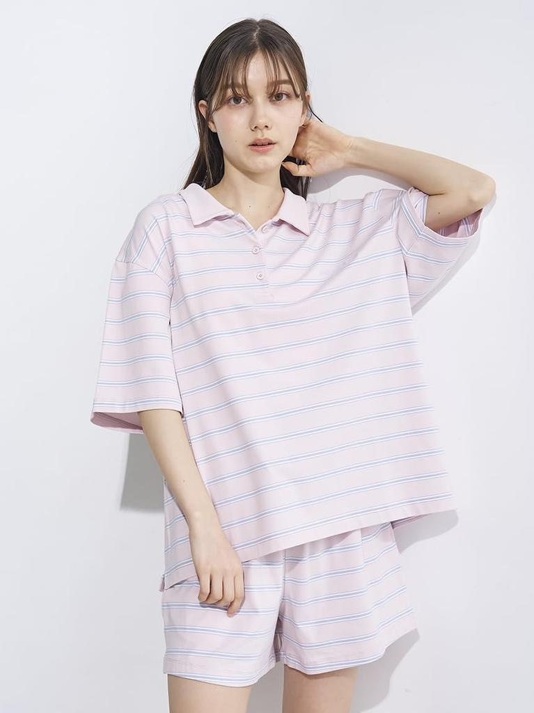 Gelato Pique Polo Shirt PWCT252316PNKF Multi-Border