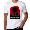 Lest We Forget Tshirt Basic Solid Tee For Daily Use Tshirt