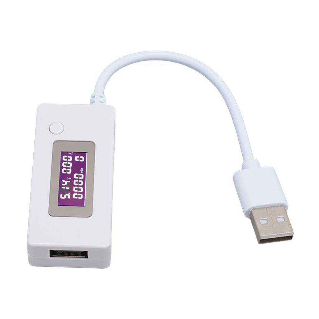 USB Charger Detector High Accuracy Plug and Play Portable USB Voltage Current Power Meter for Phone