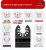 116-Piece Universal Oscillating Saw Blade Set for Cutting Iron, Nails, Aluminum, and Sheet Metal