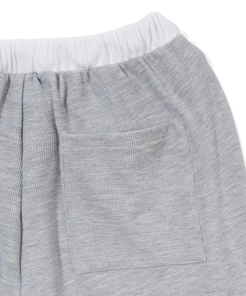 YOUHEE [3Colors] Graphic Waffle Sweat Pants