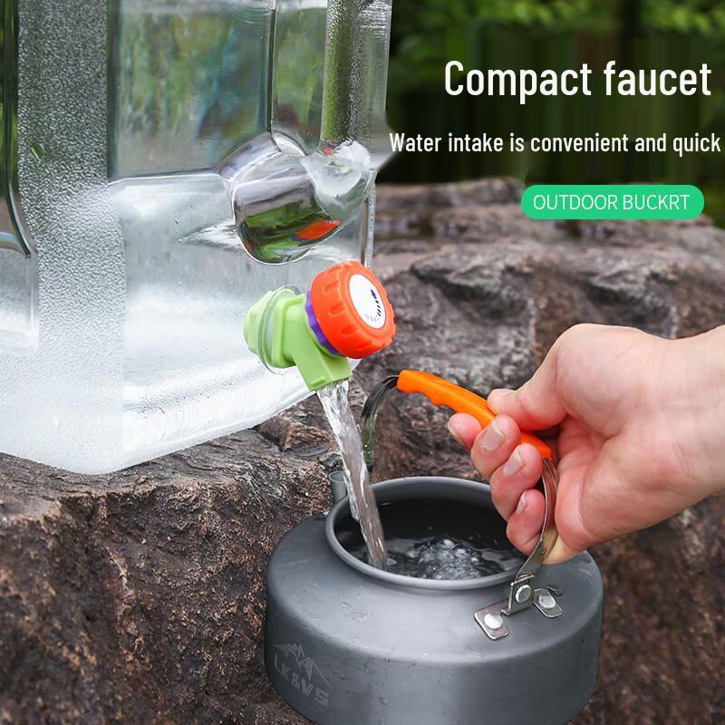 Outdoor Water Dispenser Bucket with Faucet