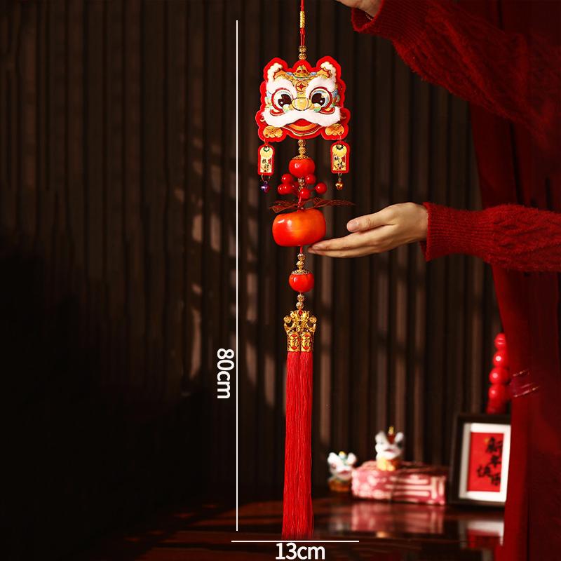 Horse Year Pendant With Tassel  Chinese New Year Hanging Decoration  Spring Festival Cute Horse Hanging Ornament