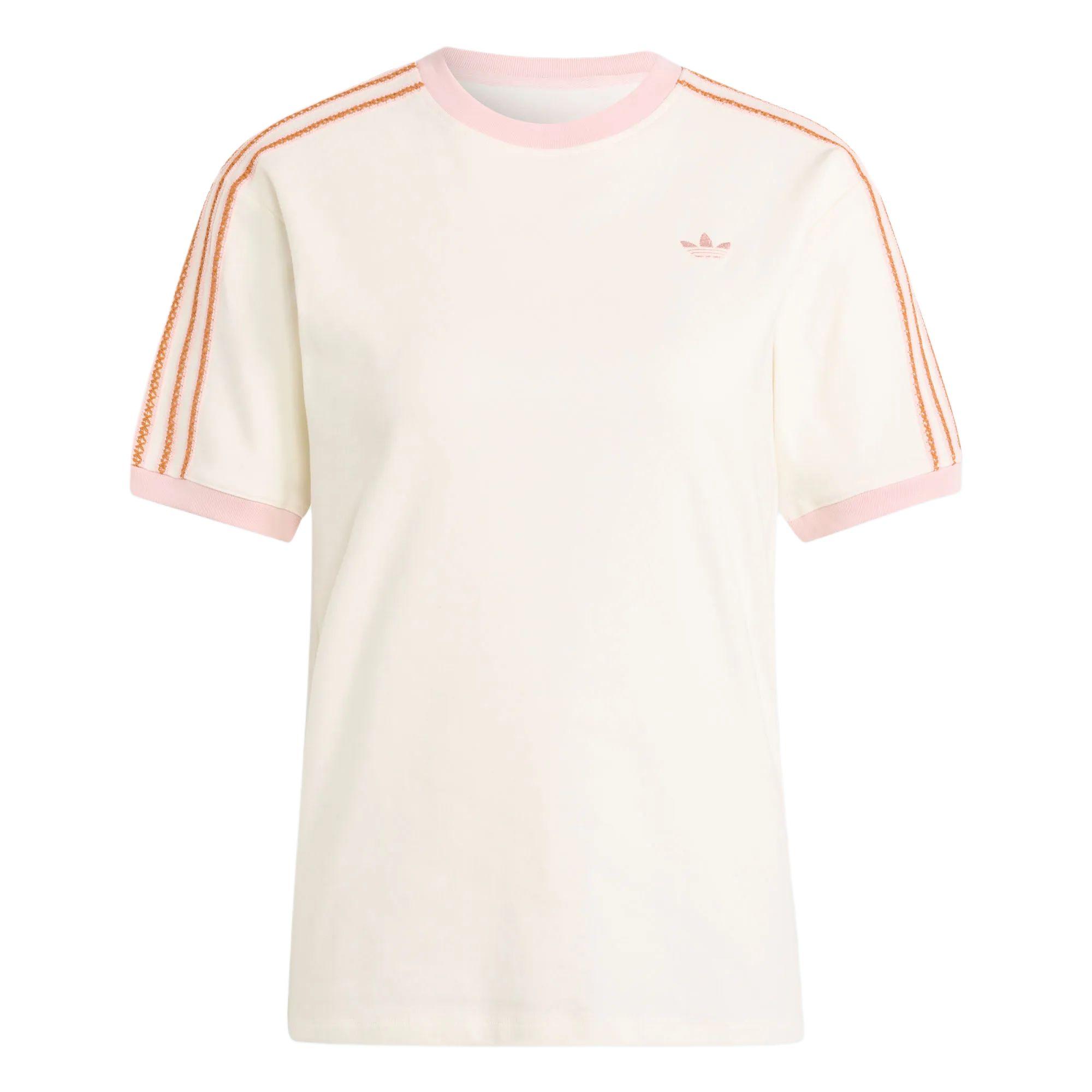 

Adidas Originals Summer Glow Advanced 3-Stripes Tee Round Neck Striped Short Sleeve T-Shirt Women Tops KY8126 A/XS