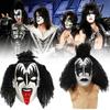 Gene Kiss Simmons Full Mask Rock Band Halloween Cosplay Props Material Latex