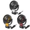 5V/12V/24V Car Powerful Fan 360 Rotation Dashboard Air Vent Cooling Fan Low Noise Car Dashboard Small Fan Summer Car Accessories