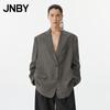 Women's Relaxed Fit Long Sleeve Linen Blazer