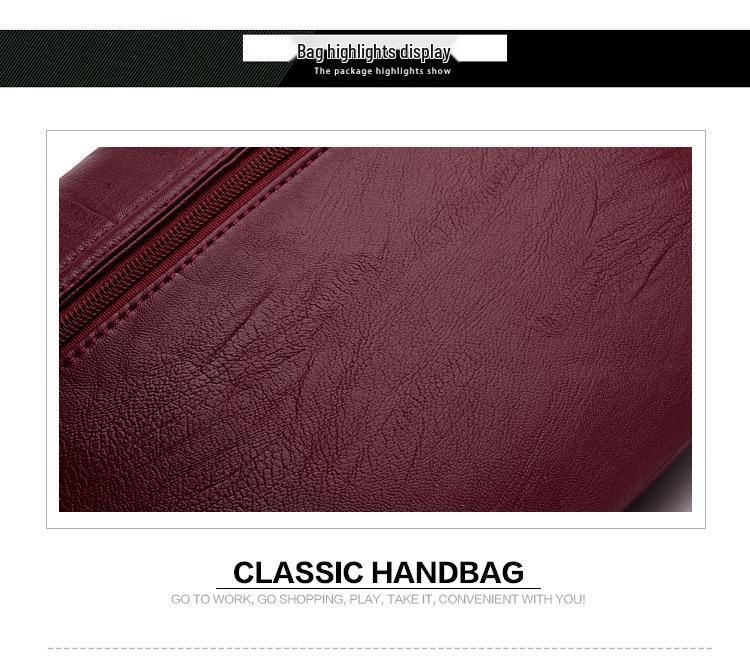 2024 Damenmode Weiche Leder Umhängetasche - Neuer Koreanischer Stil, Europäisch & Amerikanisch Inspirierte Damen Schultertasche.