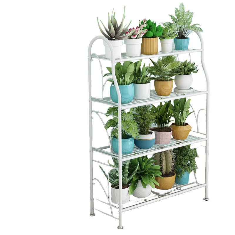 Floor-Standing Multi-Layer Flower Rack