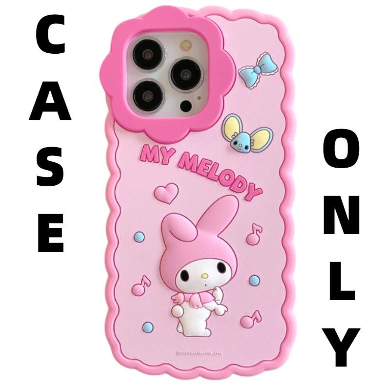 Genuine Sanrio Kuromi Cartoon Silicone Phone Case For Iphone 14 Apple 13 Pro Max Soft Shell Cute My Melody,iPhone13