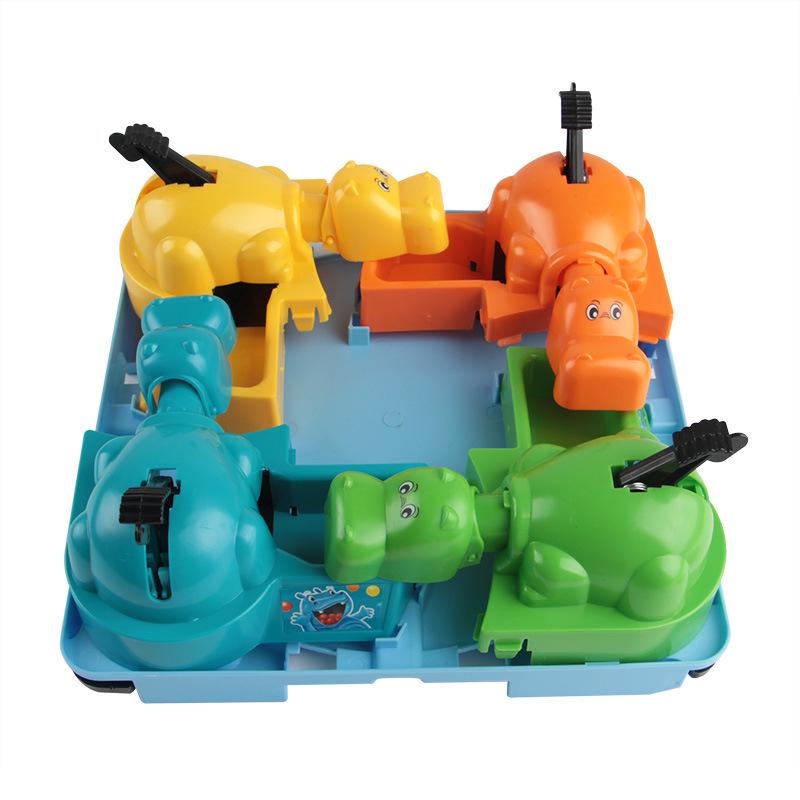Cross-Border Hippo Bead Game: Interactive Hungry Hippo Educational Toy for Kids