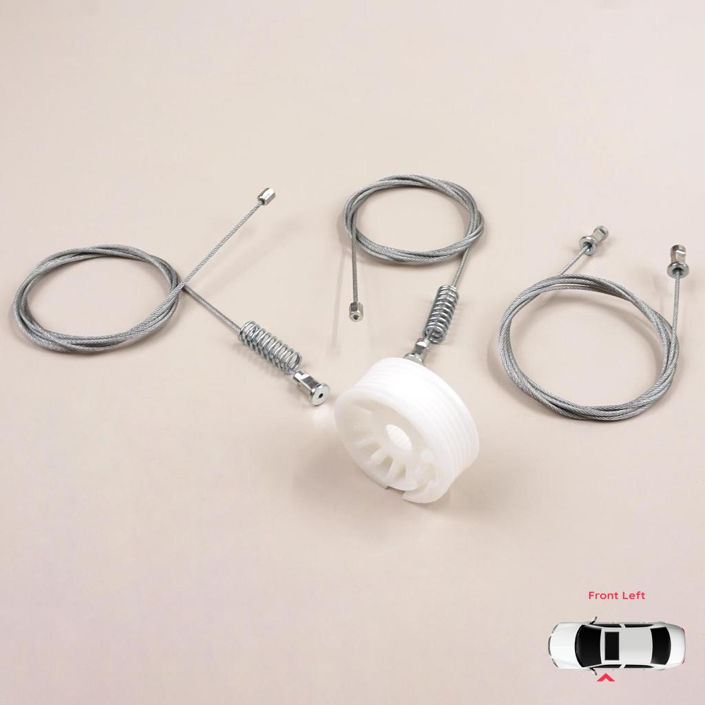 BWR5554 Window Regulator Repair Set Left Door for Smart Fortwo 451 MK2 2006-2014 Coupe 4517200146