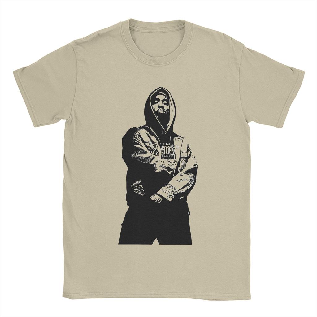Mens Womens T-Tupac T Shirt Pure Cotton Graphic Printed Tee Shirts Hip Hop Top Clothing