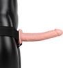 RealRock - Vibrator - Dildo with Strap-on 24.5 Cm