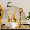 Golden Metal Cutout Pine Tree Incenses Burners Arabic Frankincense Bakhoors Censers for Home Office Meditations Decors 55KF