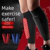 Honeycomb Soccer Shin Guards Nylon Compression Support Calf Compression Sleeves Shockproof EVA Pads Sports Legging Workouts