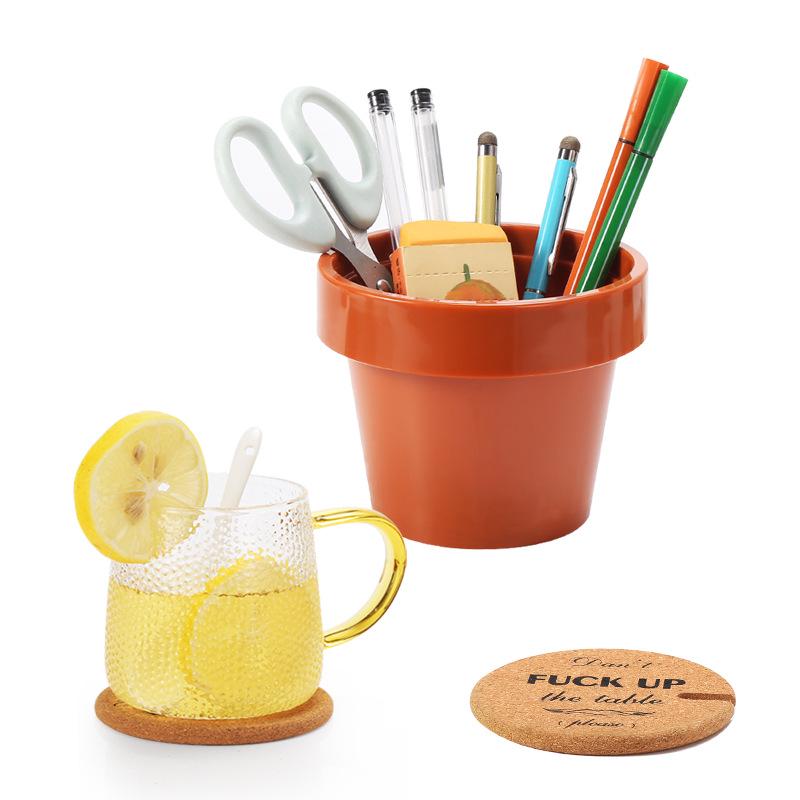 Eco-friendly Non-slip Cactus Coaster: DIY Heat-Resistant Tea Mat & Multi-functional Home Ornament