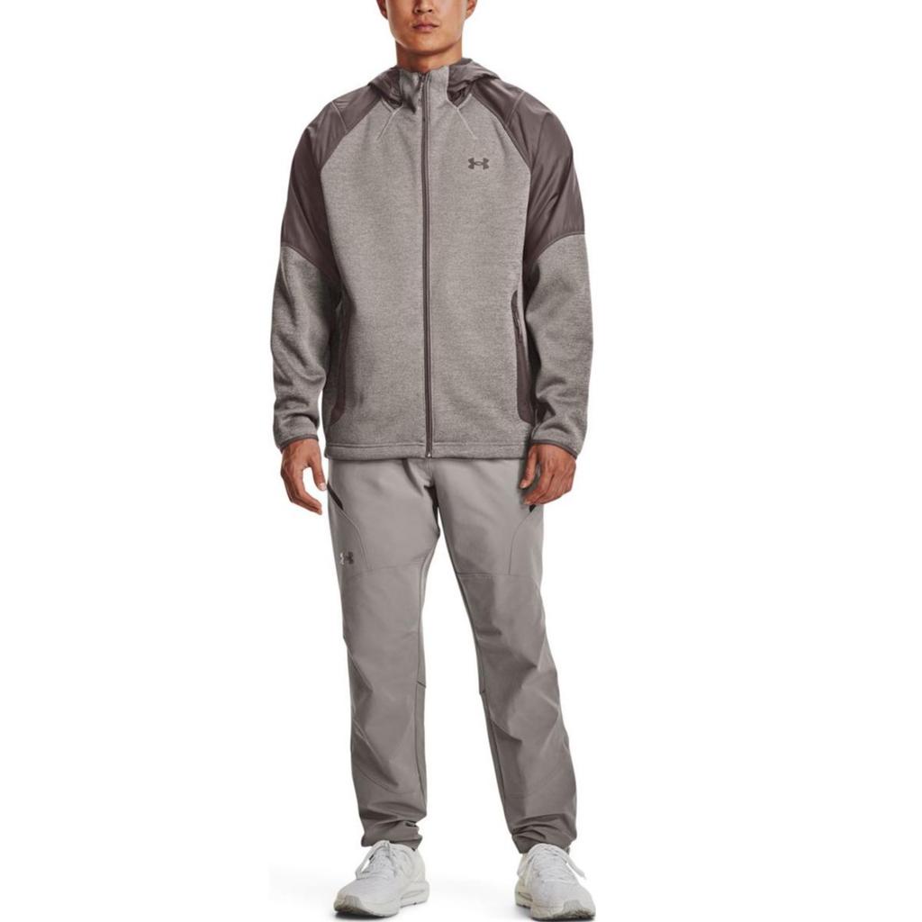 Under Armour Pantaloni da jogging color block FW22 da uomo grigio 1375399-592