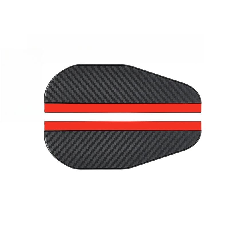 2 buc auto oglindă retrovizoare ploaie sprâncene vizor din fibră de carbon mașina retrovizoare laterală zăpadă parasolar ploaie acoperire accesorii oglindă auto