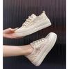 Mode Damen Mesh Atmungsaktive Freizeit-Sneakers Weibliche Herbstmode Schnürschuhe Vulkanisierte Schuhe Damen Plateau-Sneakers Zapatos De Mujer