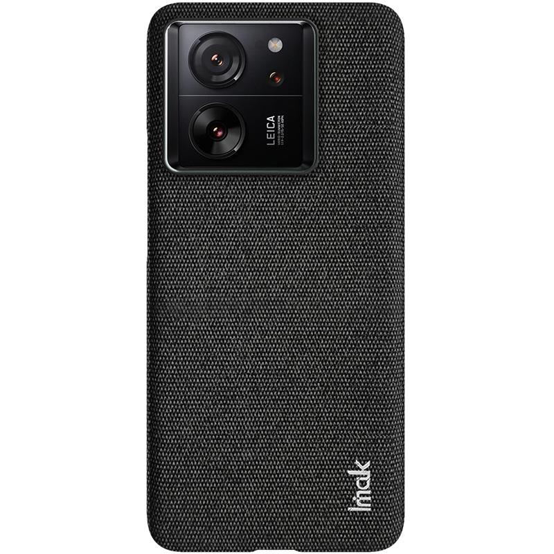 IMAK Ruiyi Series for Xiaomi 13T/13T Pro Case Cloth Texture PU Leather+PC Phone Cover