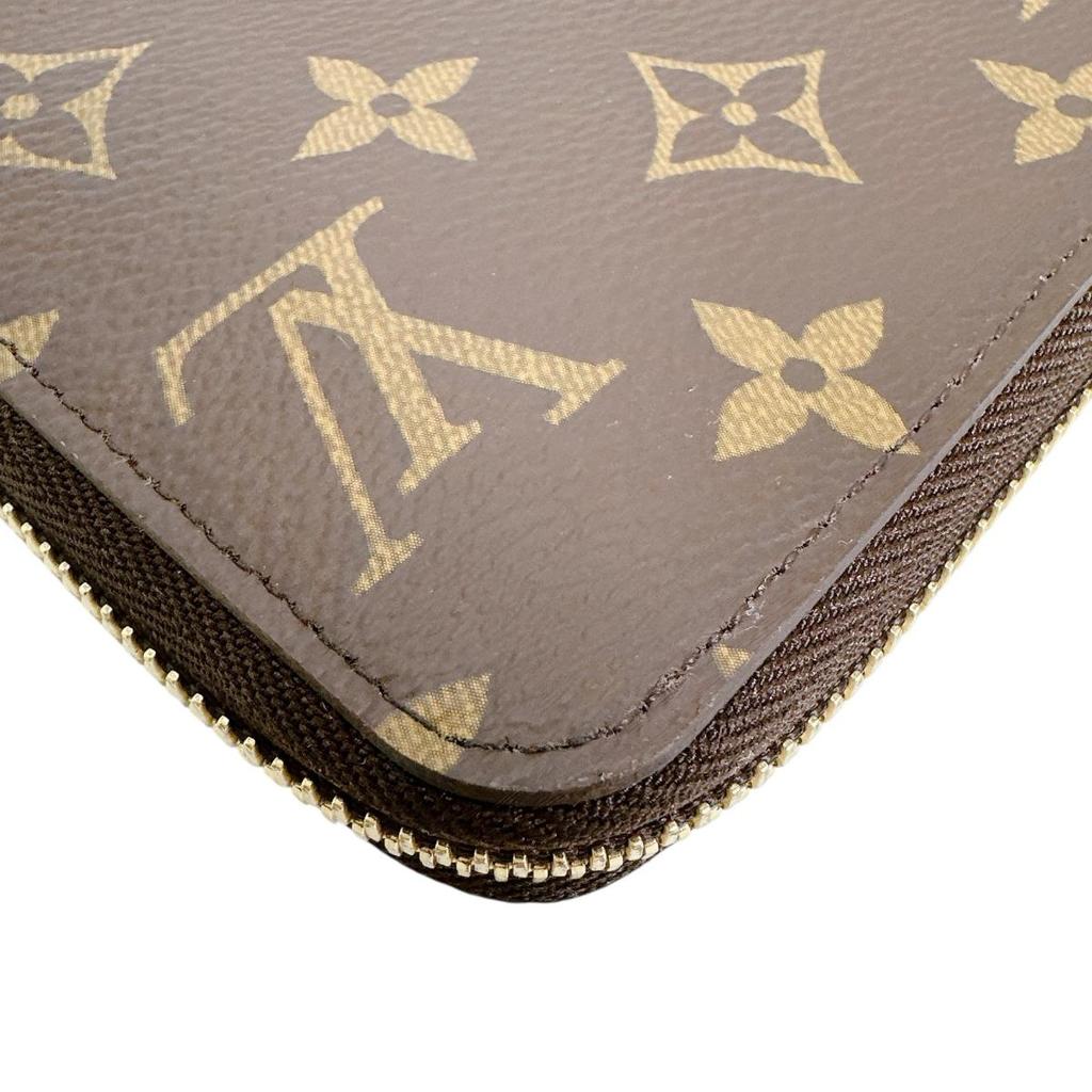 LOUIS VUITTON Monogram Zippy wallet Long Wallet purse Monogram Rose M41894 Used