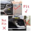 Front Fog Lights Lamps Frame Decoration Cover Trim For Mercedes Benz GLC X253 2016 -  ABS Chrome Accessories Exterior Kit