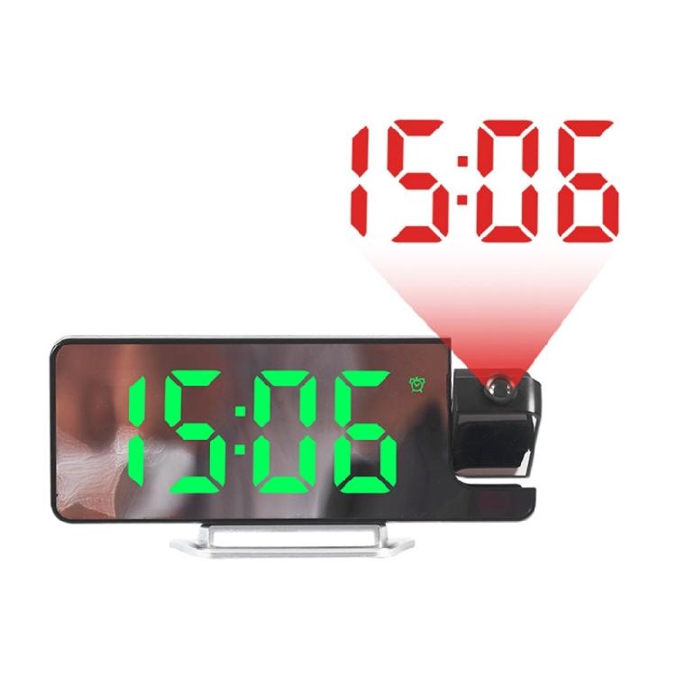 Unique LED Alarm Clock with Wall Projection, Snoozes Function, USB Charging