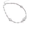 925 Sterling Silver Cat's Eye Beaded Bamboo Bracelet for Women - Korean Style, Niche Design, Fashionable & Versatile S09