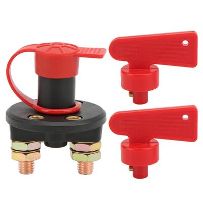 Auto Batterie Trennschalter Stromunterbrechung Kill Isolator Set Kit für Fahrzeug Boot DC 12V‑24V