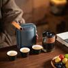Portable Travel Tea Set with 3 Cups