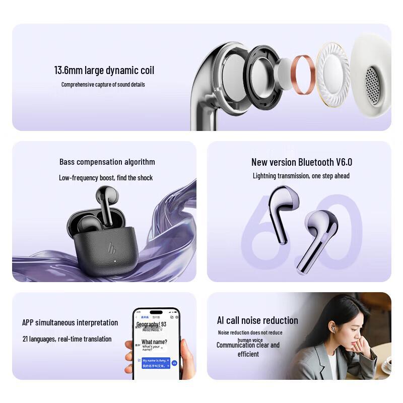 EDIFIER Lolli Air True Wireless Bluetooth Earbuds